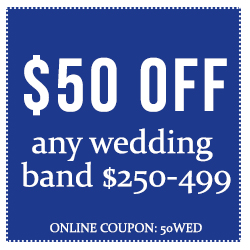 $50 Off Wedding Bands